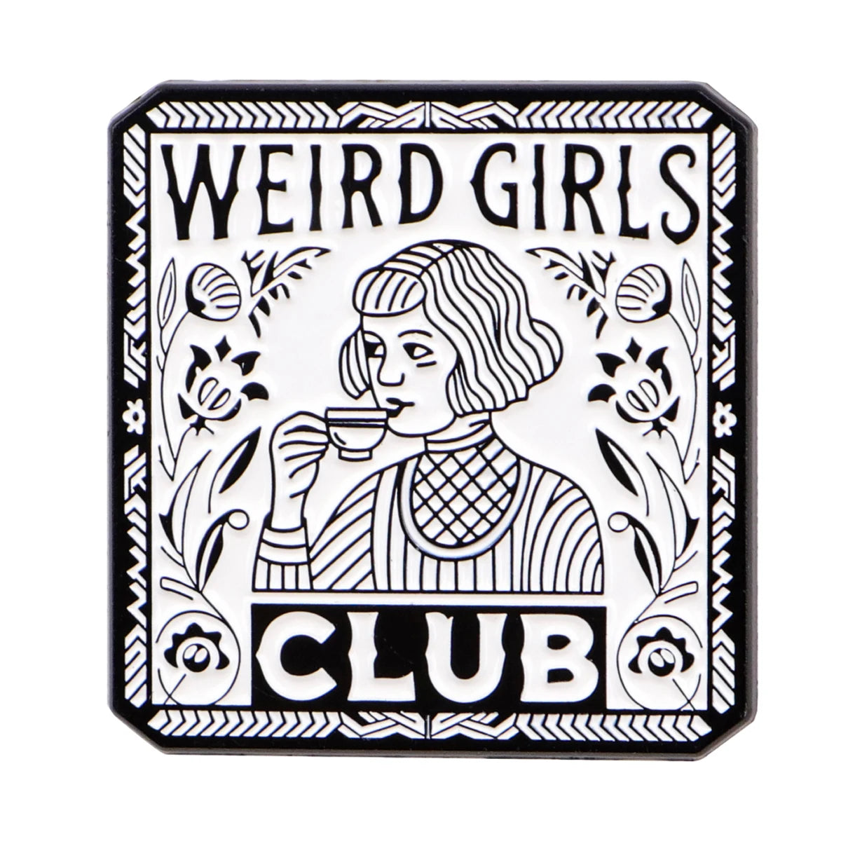 Weird Girls Club Enamel Pin