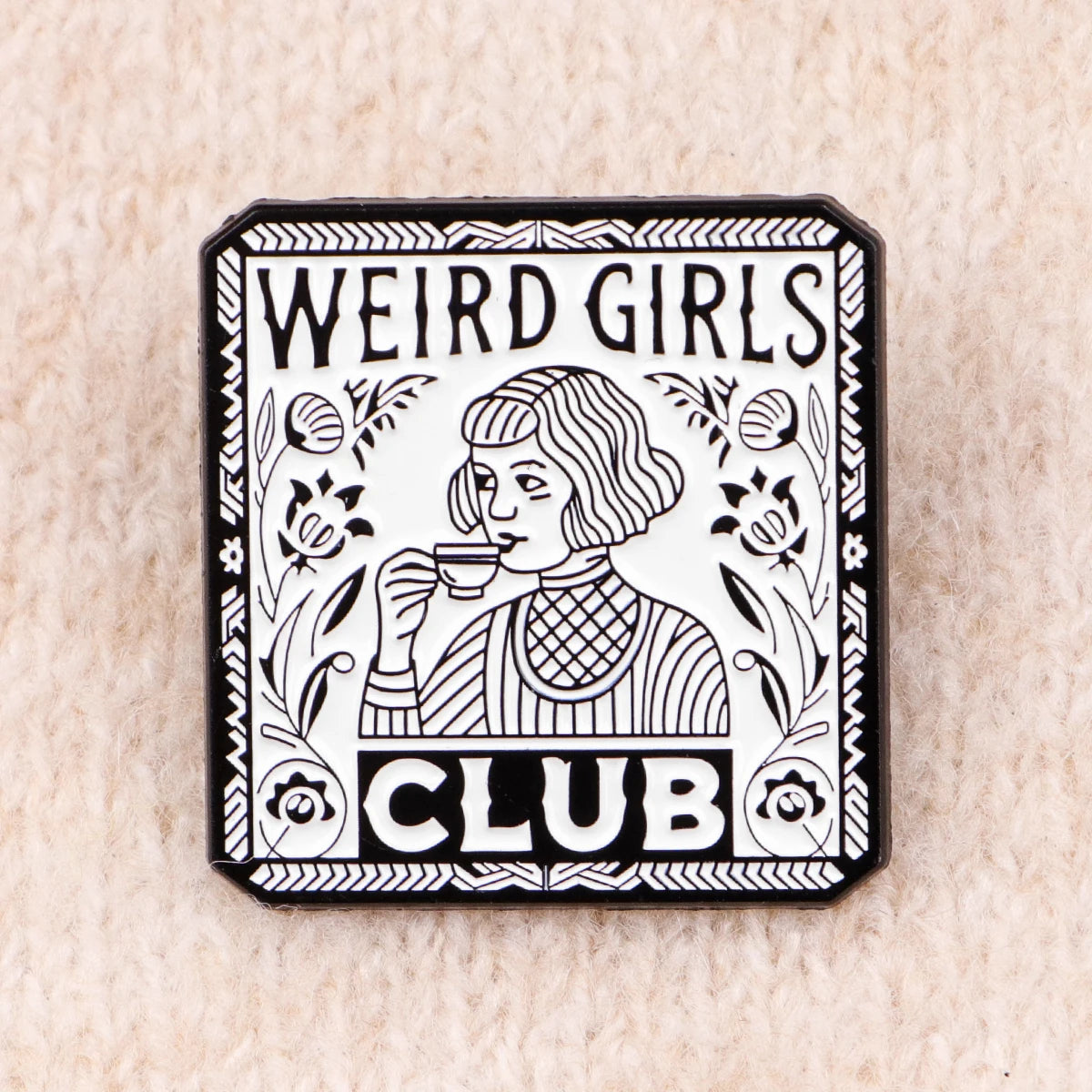 Weird Girls Club Enamel Pin