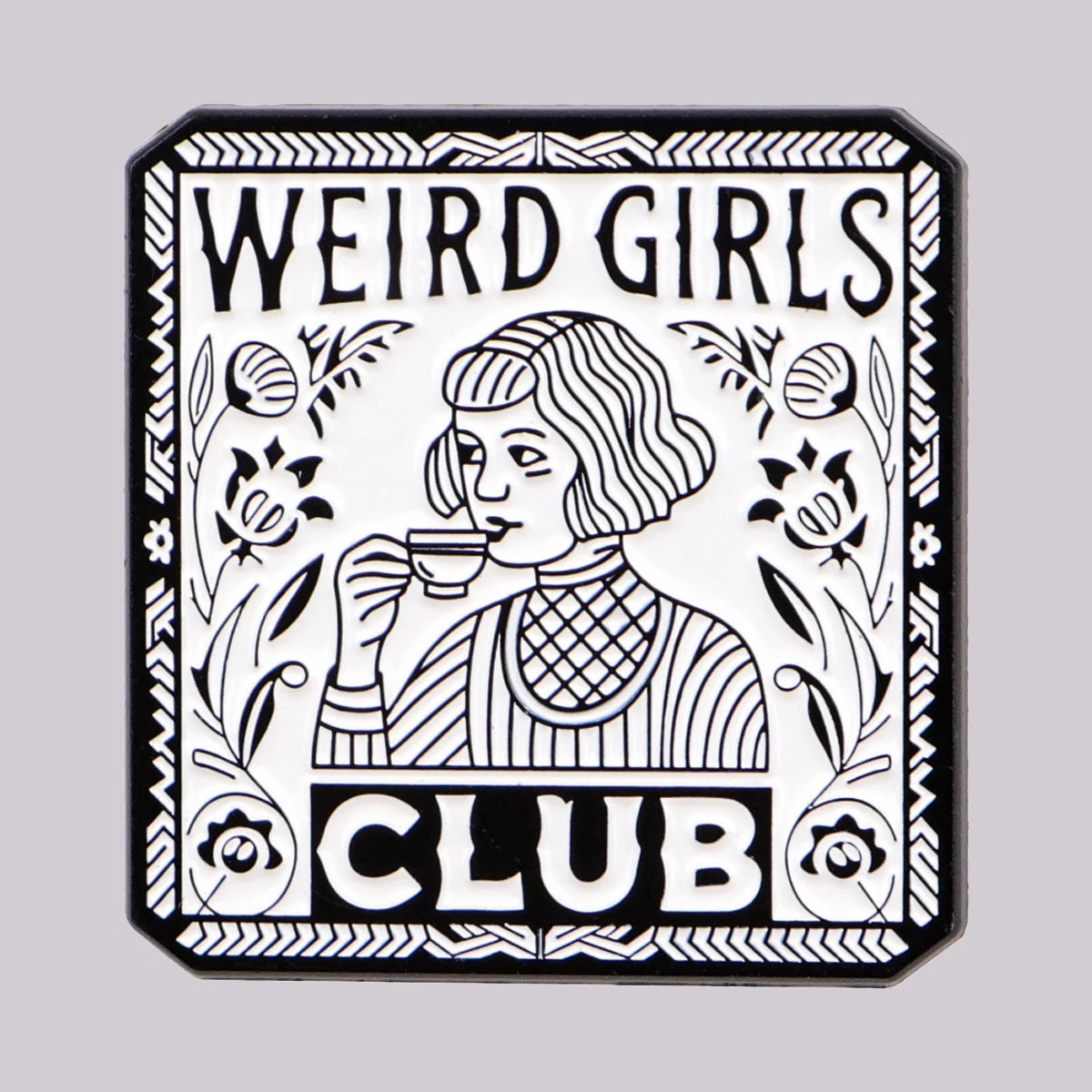 Weird Girls Club Enamel Pin