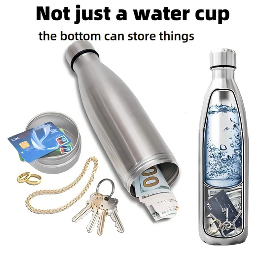 Secret Hidden Compartment Water Bottle - 750 ML