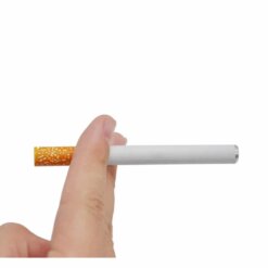 Cigarette Shape Metal Ceramic/Aluminum One Hitter Smoking Pipe