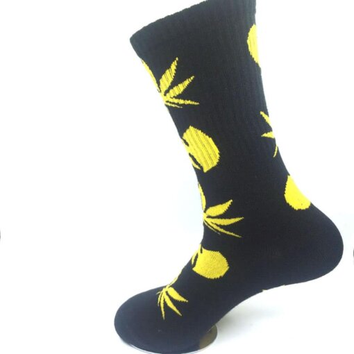 Wu Tang Socks w/ Hemp Leaf & Wu Tang Logo