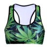 Weed ‘Merica Cropped Tank Top – One Size