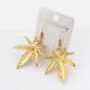 Antique Silver/Gold Tone Hanging Pot Leaf Charm Earrings 5