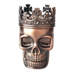 Classic King Skull 3 Layer Metal Tobacco Herb Grinder