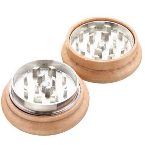 2 Layers Wooden Herb Grinder