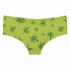 kawaii Cannabis Leaf Print Undies - One Size 1