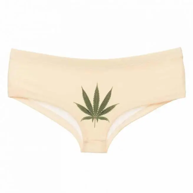 Pot Leaves Womens Panties Funny 420 Weed Graphic Underwear Bikini Brief  Cute