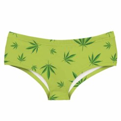 kawaii Cannabis Leaf Print Undies – One Size