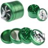 40mm Herbal Crusher Tobacco Grinder Smoke Manual Kitchen Herb Metal Layer Grinders Spice Mill Cigarette Accessories 3