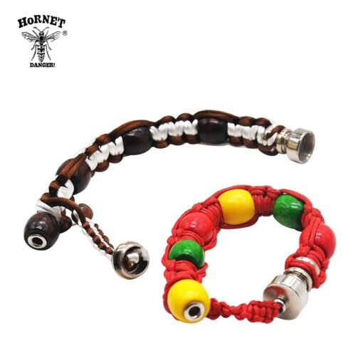 Jamaican Rasta Beaded Bracelet Pipe