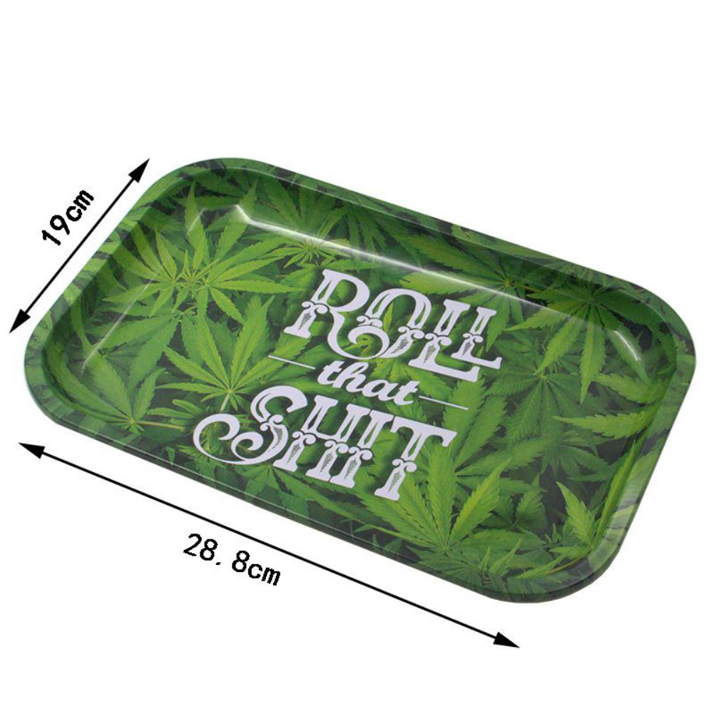 Roll That Shit Metal Rolling Tray HD Pattern -