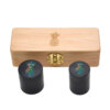 Wooden Stash Box Set w/ 4 Layer Herb Grinder & Stash Jar