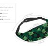 3D Printed Marijuana Leaf Printed Fanny Pack  2