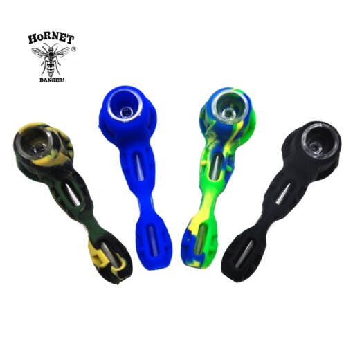 Portable Silicone Pipe Smoker Pipe Herb Unbreakable Silicone Tube Toba-cco Weed 
