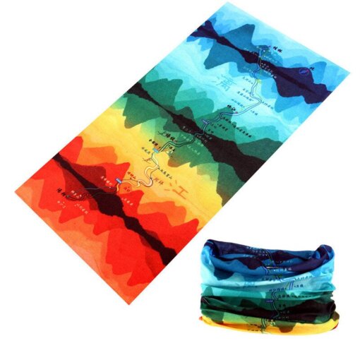 3D Weed Leaves Seamless Bandanna Neck Scarf