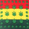 Green & Black Legalize Weed Bandanna Headscarf 4