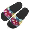 Sherbet Faded White Weed Slide Sandals