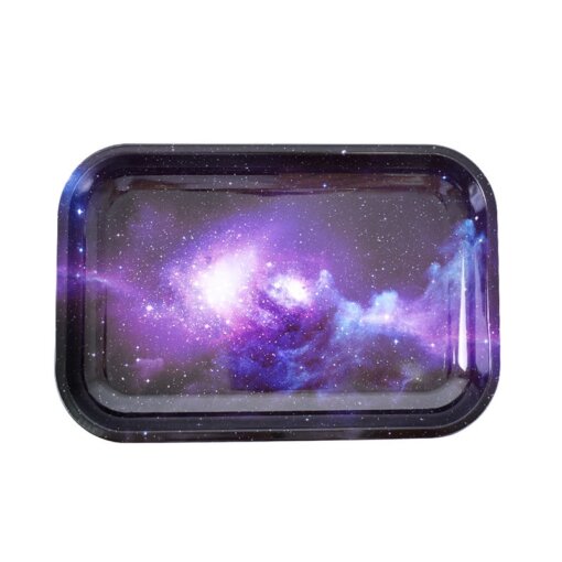 Colorful Space Weed Rolling Tray 4