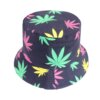 Colorful Weed Leaf Bucket Hat 7