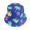 Colorful Weed Leaf Bucket Hat