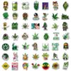 100 PCS Weed Character Leaves Graffiti Stickers Baby Children's Classic DIY Toy Bike Travel Luggage Guitar Waterproof PVC Decals 3