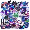 50pc Assorted Funny Weed Character Sticker Pack