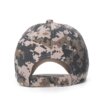 Camouflage Weed Bent Brim Baseball Hat 2