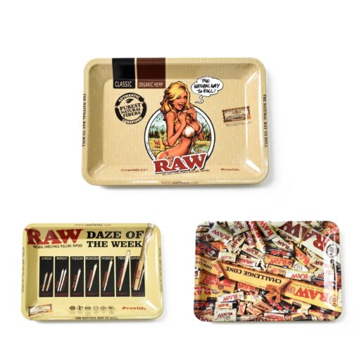 Raws Rolling Paper Mini Weed Rolling Tray