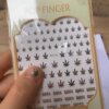 Weed Leaf Nail Art 3D Decal Stickers 5