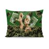 Green Leaf Weed Pillow Case