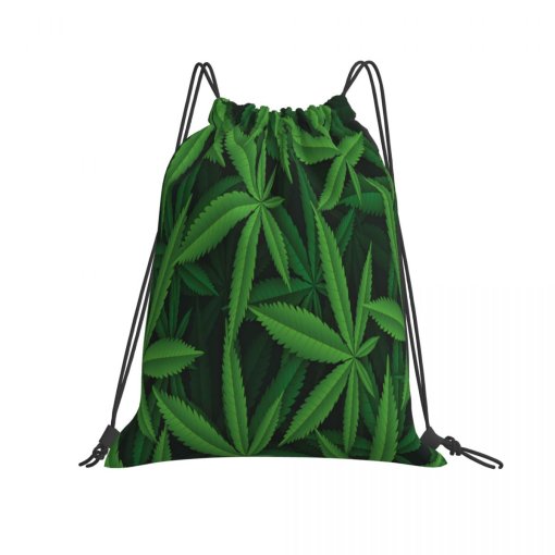 Forest Of Weed Drawstring Bag