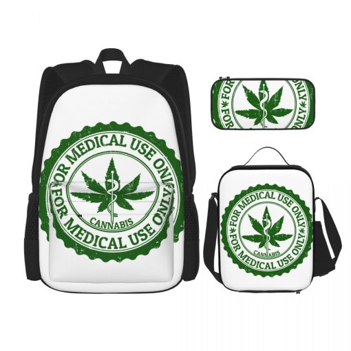 Medical Use Only Cannabis Backpack Set