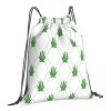 Pot Leaf Pattern Drawstring Bag 3