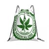 Marijuana Leaf Drawstring Bag