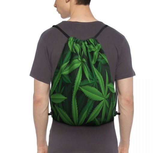 Forest Of Weed Drawstring Bag 5