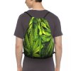 Marijuana Leaf Drawstring Bag 5