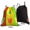 Marijuana Plant Drawstring Bag 4