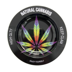 Natural Cannabis Metal Ashtray