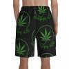 His Own God Grows Weed Swim Trunks 2