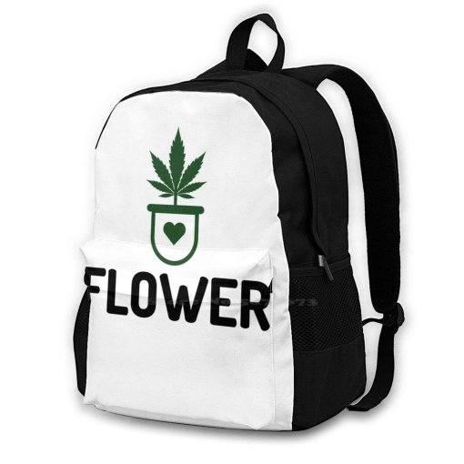 Weed Flower School Backpack 1