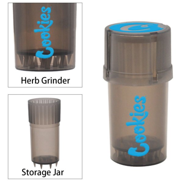 Cookies Smell Proof Storage Jar and Grinder 1