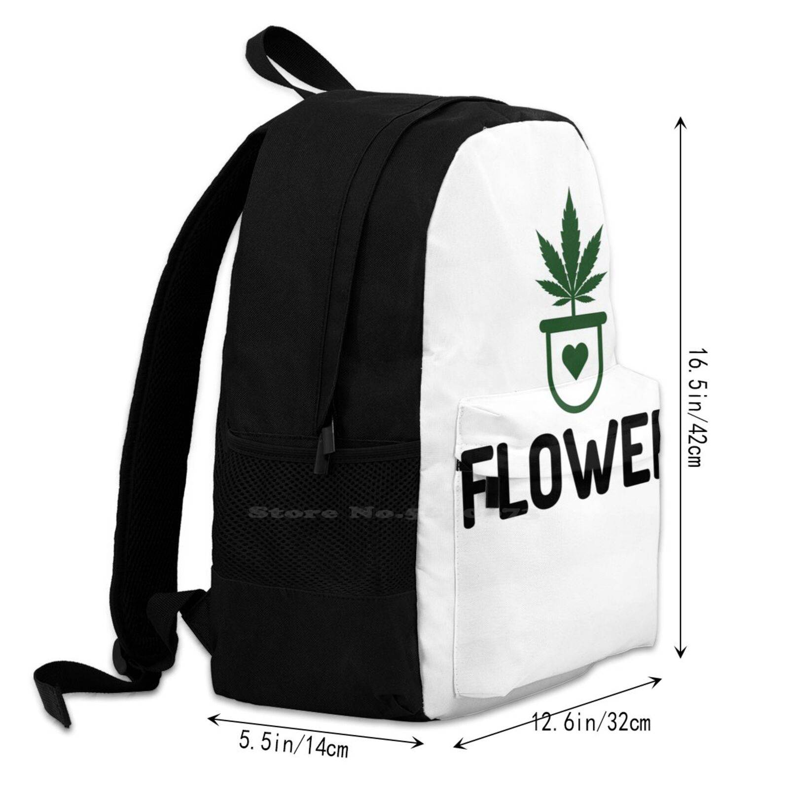 Weed Flower School Backpack - weed-backpacks-bags