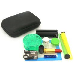 Starter Pack – Pipe, Rolling Machine, Grinder, and Rolling Paper