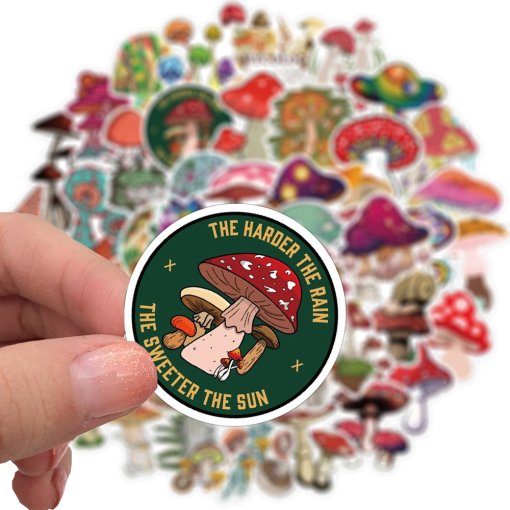 Cartoon Magic Mushroom Sticker Pack