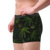 Night Sky Marijuana Leaf Boxer Briefs 2