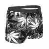 Black & White Weed Leaf Camo Boxers 2