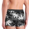 Black & White Weed Leaf Camo Boxers 4