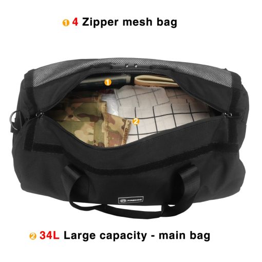 Large Smell Proof Duffle Bag with Lock 5