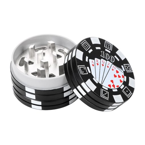 3 Layers Poker Chip Style Herb Tobacco Grinder